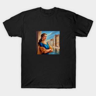 una mujer tranquila T-Shirt